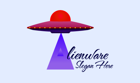 Mysterious Alienware Spaceship Logo