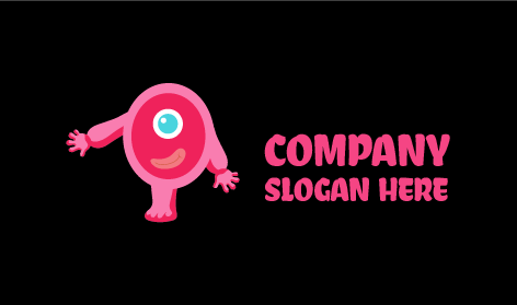 Logo Alienware rond rose