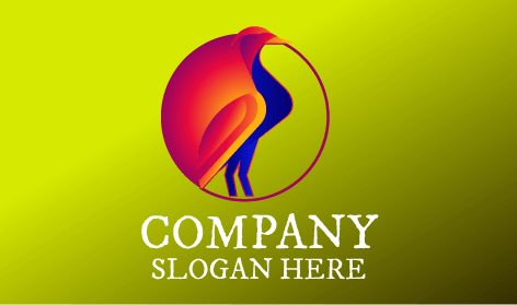 Peacock Bird Animal Logo