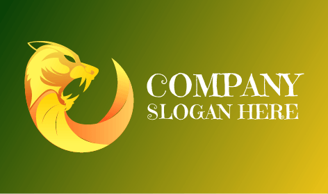 Logotipo Del Animal León Rugiente