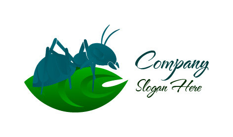 Grande Logo Della Formica Blu