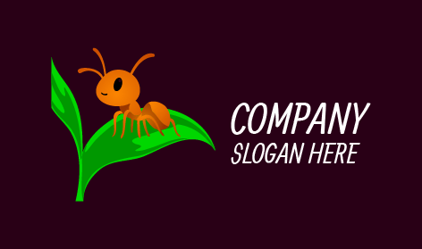 Logo Del Cartone Animato Della Formica Marrone