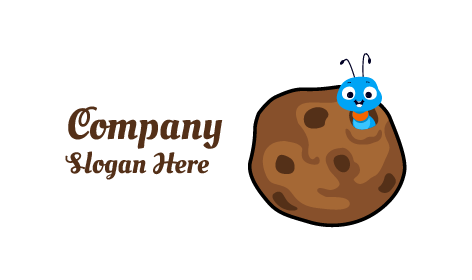 Logo Della Formica Blu Dei Cartoni Animati