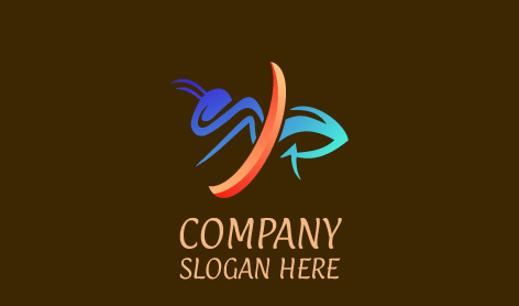 Logo Insetto Formica A Mezzaluna