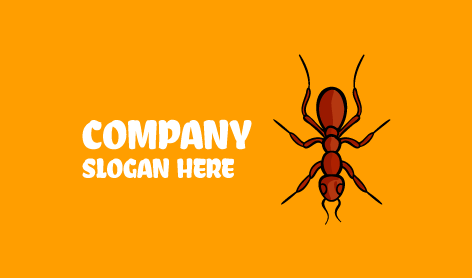 Logo Illustrativo Della Formica Marrone