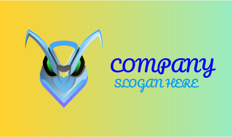 Puissant Logo De Fourmi Bleu Clair