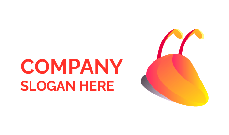 Logo De Fourmi Orange Pour Pesticide