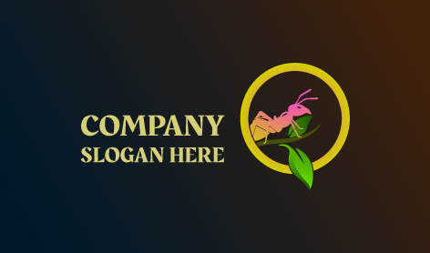 Logo Di Una Formica Seduta Pacificamente