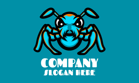 Logo Della Formica Ragno Azzurro
