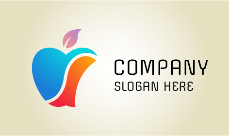 Bitten Elegant Apple Logo