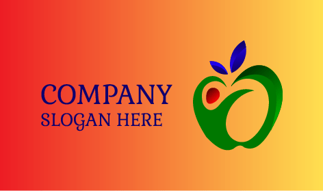 Creative Hollow Apple Logo