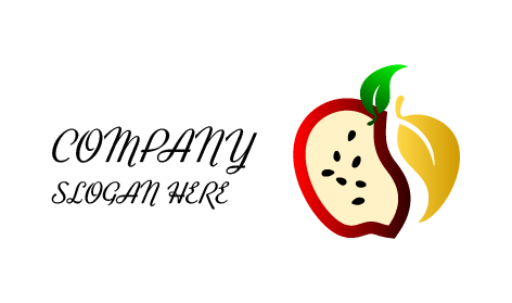Altın Yapraklı Elma Logosu