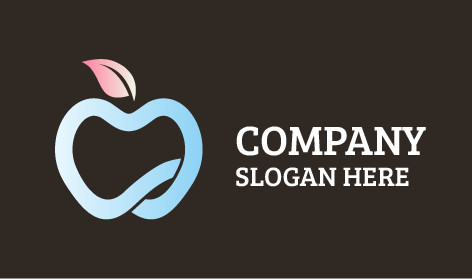 Perfect Sky Blue Apple Logo