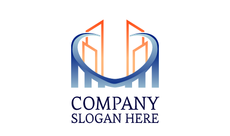 Logotipo Do Arquiteto De Estrutura Comercial