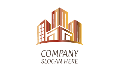 Logotipo Do Arquiteto De Construção Contratada