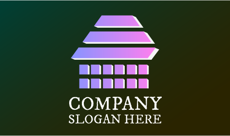 Logotipo Do Arquiteto Tijolos Lilás