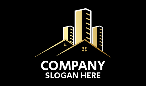 Logotipo Del Arquitecto De Construcción Majestuoso