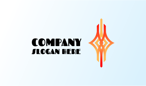 Logotipo Minimalista Laranja Do Arquiteto