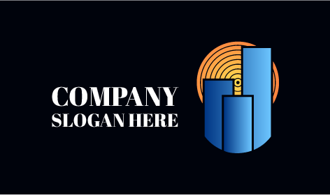 Logotipo De Construção De Edifícios Elegante