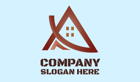 Logotipo De Arquitetura De Construção Triângulo