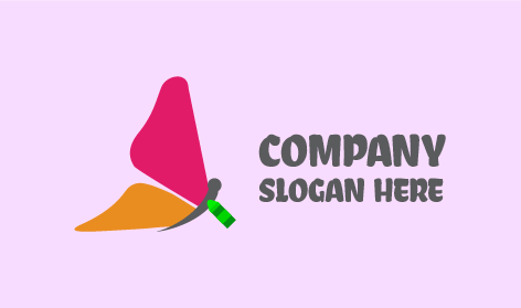 Schmetterling Zeichnung Buntstift Kunst Logo