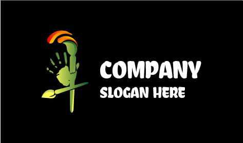 Logo Jejak Tangan Seni Kreatif