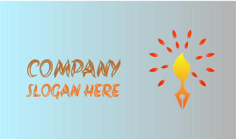 Logo Seni Pena Yang Mencolok