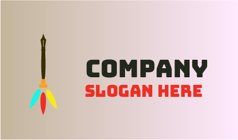 Logotipo De Arte De Pluma De Misil