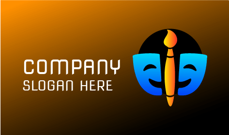 Logo Kuas Seni Jingga