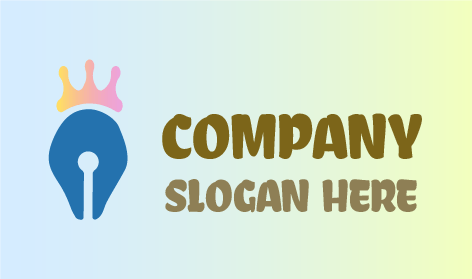 Logotipo De Arte De Pluma De Moda