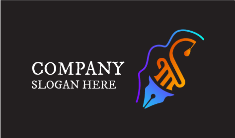 Logotipo Artístico Con Letras De Trompeta