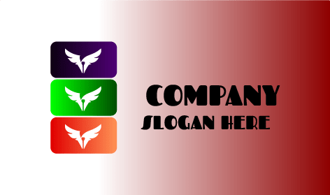 Flügelspitzen-kunstlogo