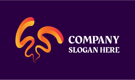 Abstraktes Umriss-künstlerlogo