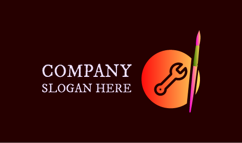 Logo Für Malwerkzeuge Für Künstler