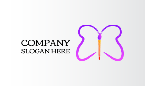 Logo Artis Gambar Kupu-kupu