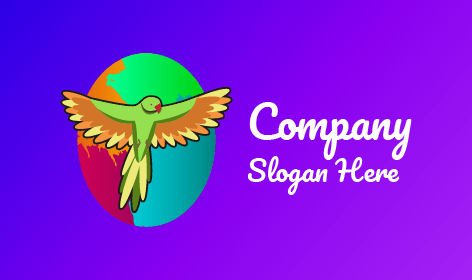 Logótipo Do Artista Gradient Parrot