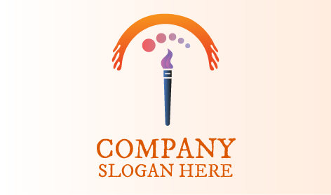 Malerei Farbtöne Künstler Logo