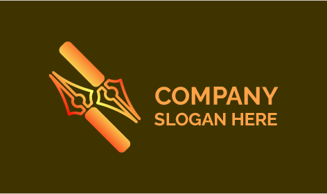 Stilvolles Künstlerlogo Für Stiftspitzen