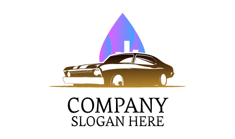 Klasik Otomotiv Silüeti Logosu