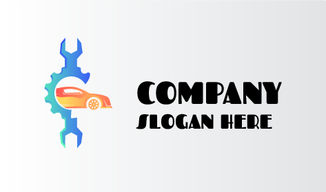 Half Gear Otomotiv Onarım Logosu