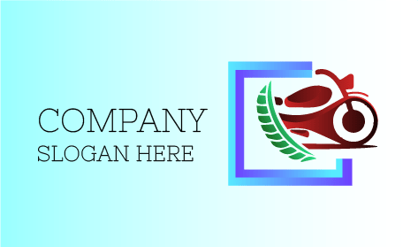 Kırmızı Motosiklet Otomotiv Logosu