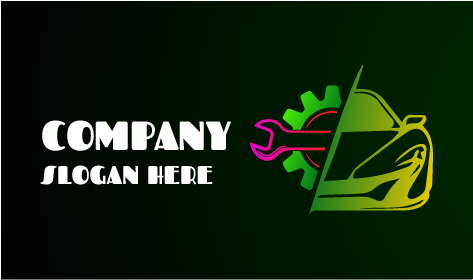 Sürdürülebilir Otomotiv Mekaniği Logosu