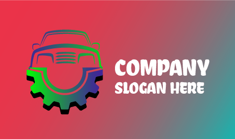 Logo Otomotif Perbaikan Kendaraan