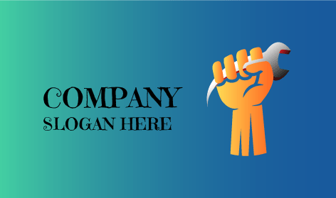 Logo Otomotif Kunci Inggris Di Tangan