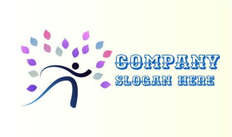 Klasik Yapraklar Sonbahar Logosu