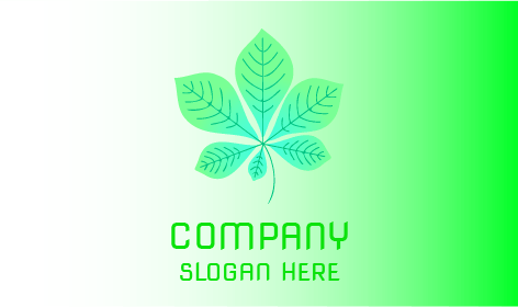 Logotipo De Naturaleza Verde Otoño