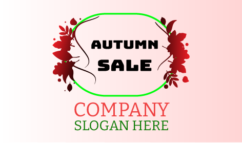 Ruby Leaves Autumn Logo