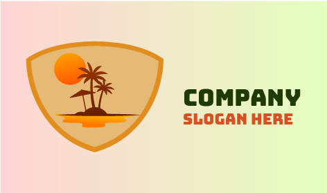 Logo Musim Gugur Pantai Perisai