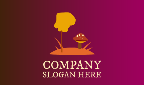 Wild Mushroom Autumn Logo
