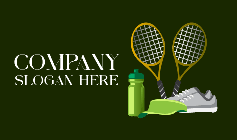 Logotipo Del Kit De Atletismo De Bádminton